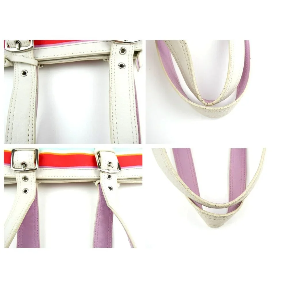 Coach Hampton‎ Multicolor Striped Tote Bag F10705 - Picture 11 of 16